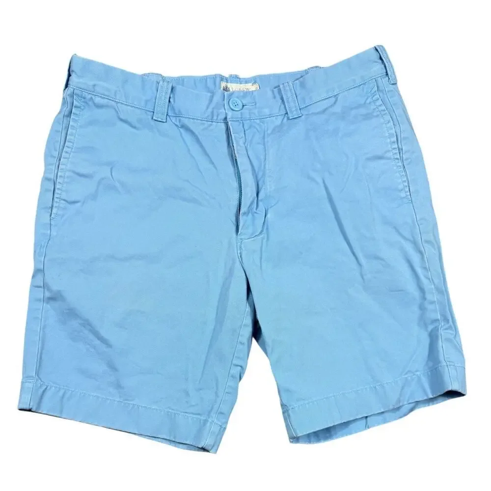 J.Crew Men’s Cotton Chino Shorts Blue Size 33